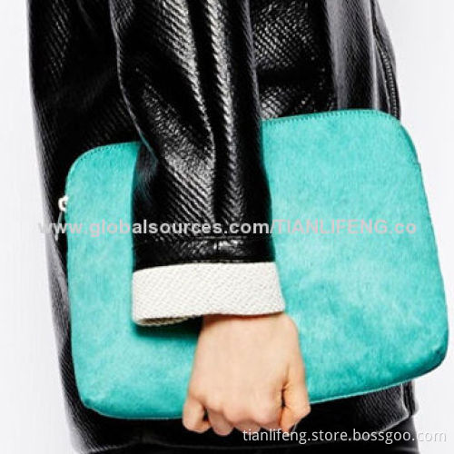 Leather Wallet in Pony and Soft Construction